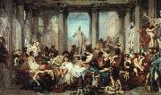 Thomas Couture The Romans of the Decadence Sweden oil painting reproduction